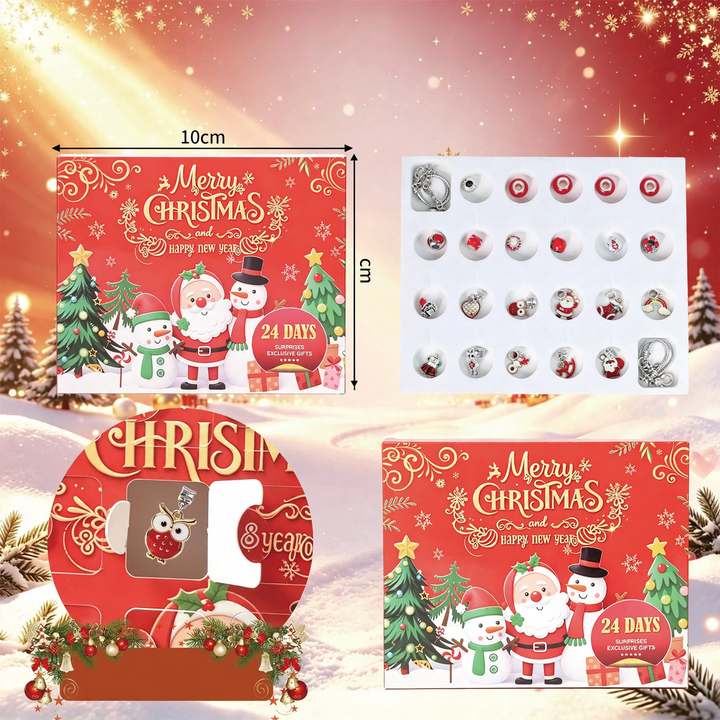 DIY-Adventskalender mit Schmuckperlen für Mädchen
