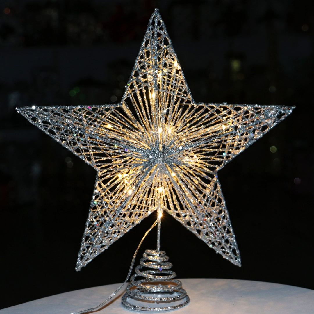 Weihnachtsbaum-Sternaufsatz aus Eisen