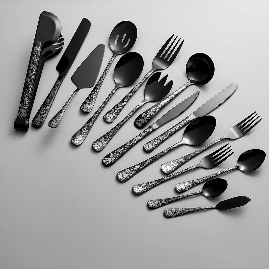 Besteckset aus Edelstahl, 20-teilig