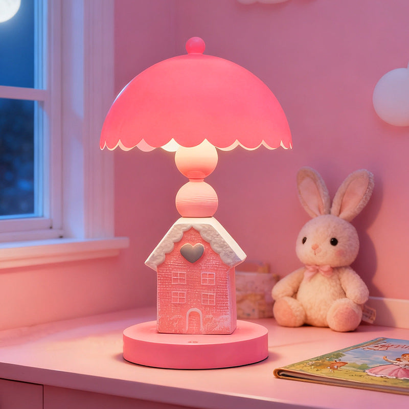 Märchen-Häuschen-Tischlampe, kreatives Design