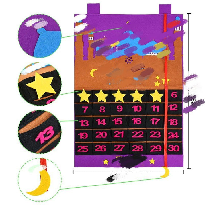 Dekorativer Adventskalender für Kinder