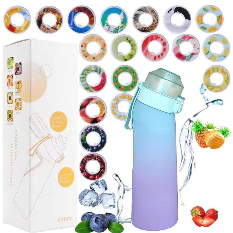 Tritan-Sportflasche mit Geschmacksringen, 650 ml