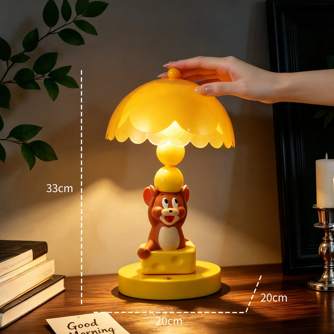 Jerry-Käse-Tischlampe aus ABS