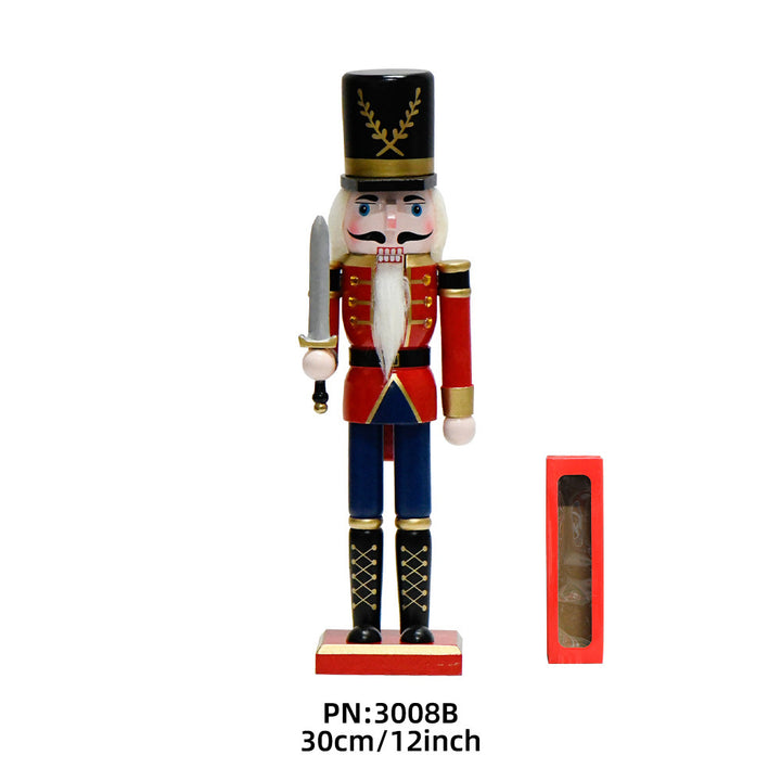 Nussknacker-Soldat aus Holz, 30 cm