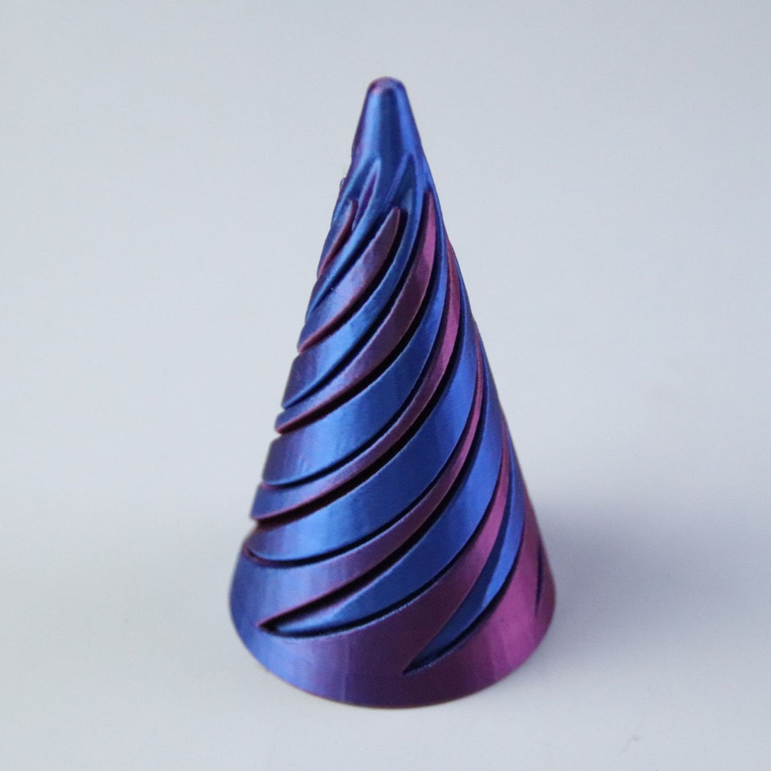 3D-gedrucktes Spiral-Pyramiden-Spielzeug