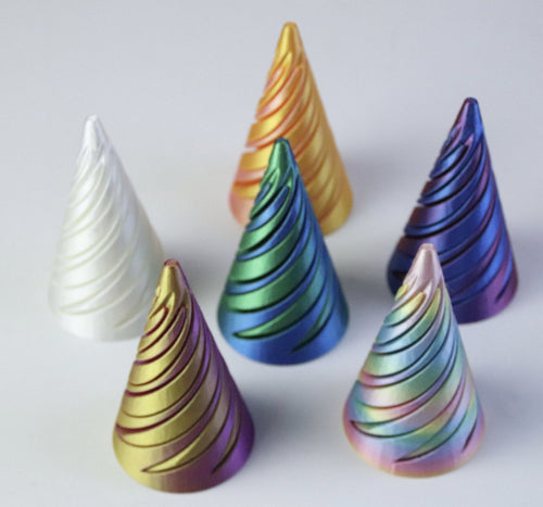 3D-gedrucktes Spiral-Pyramiden-Spielzeug