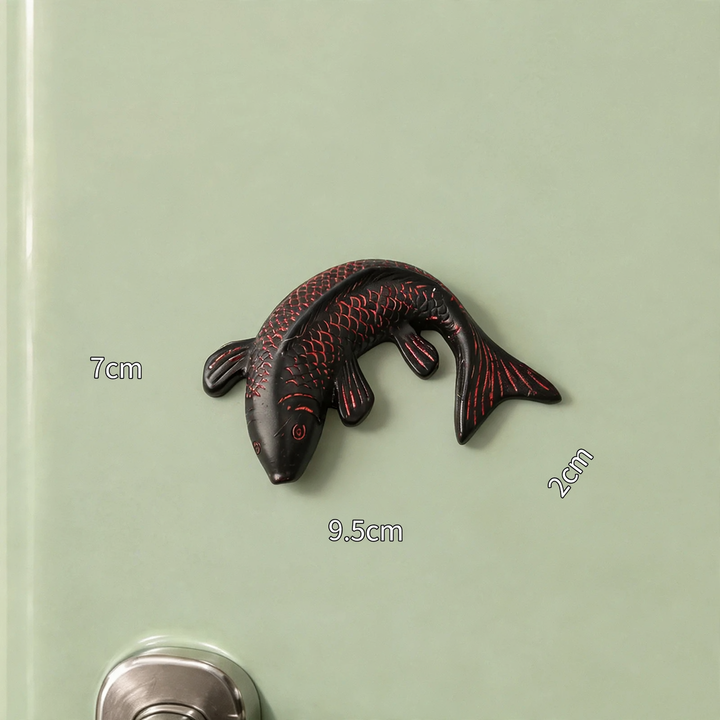 Kunstharz-Magnete, chinesischer Stil mit Koi-Motiven