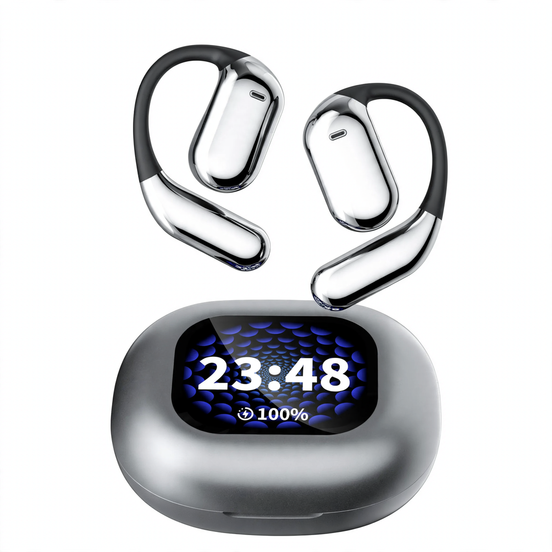 Offene Bluetooth-Kopfhörer mit LCD-Farbdisplay