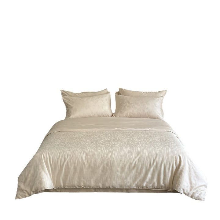 Lyocell-Bettwäsche-Set, 4-teilig, Satin-Jacquard