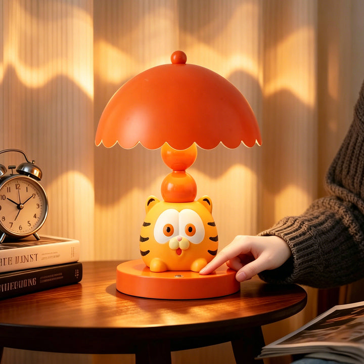 Garfield-Tischlampe mit Farbwechsel