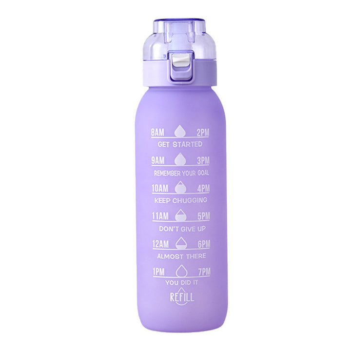 Tritan-Trinkflasche mit Aromaring, 1000 ml, mit Strohhalm