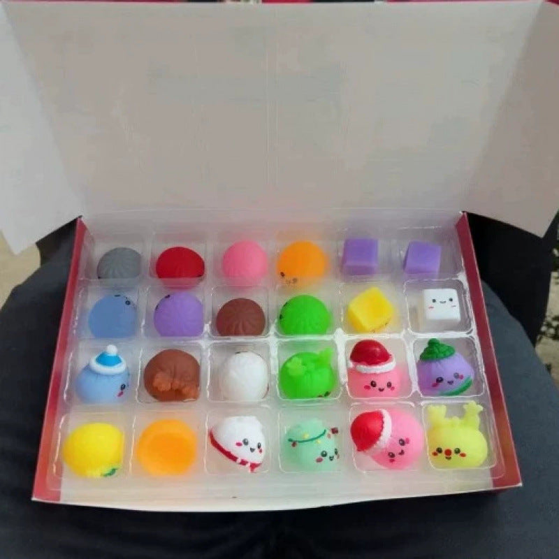 Squishy-Adventskalender mit 24 Überraschungen