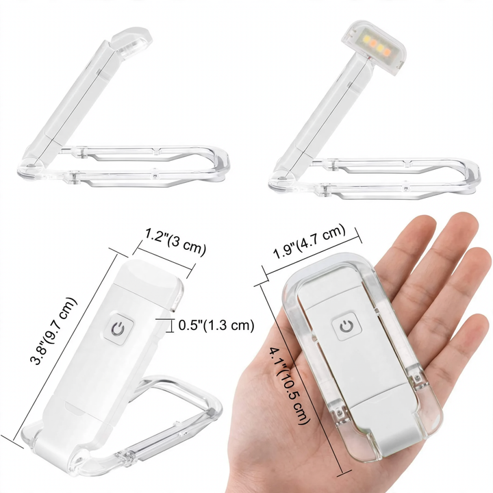 LED-USB-Klemmleuchte, faltbar
