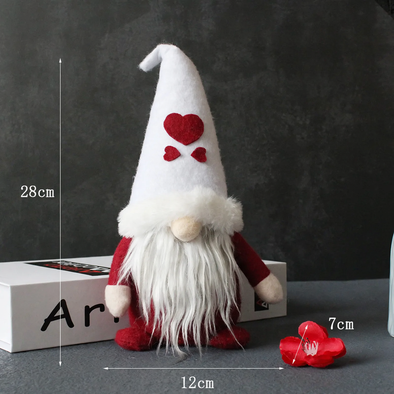 Weihnachtliche Wichtelfigur mit Mütze