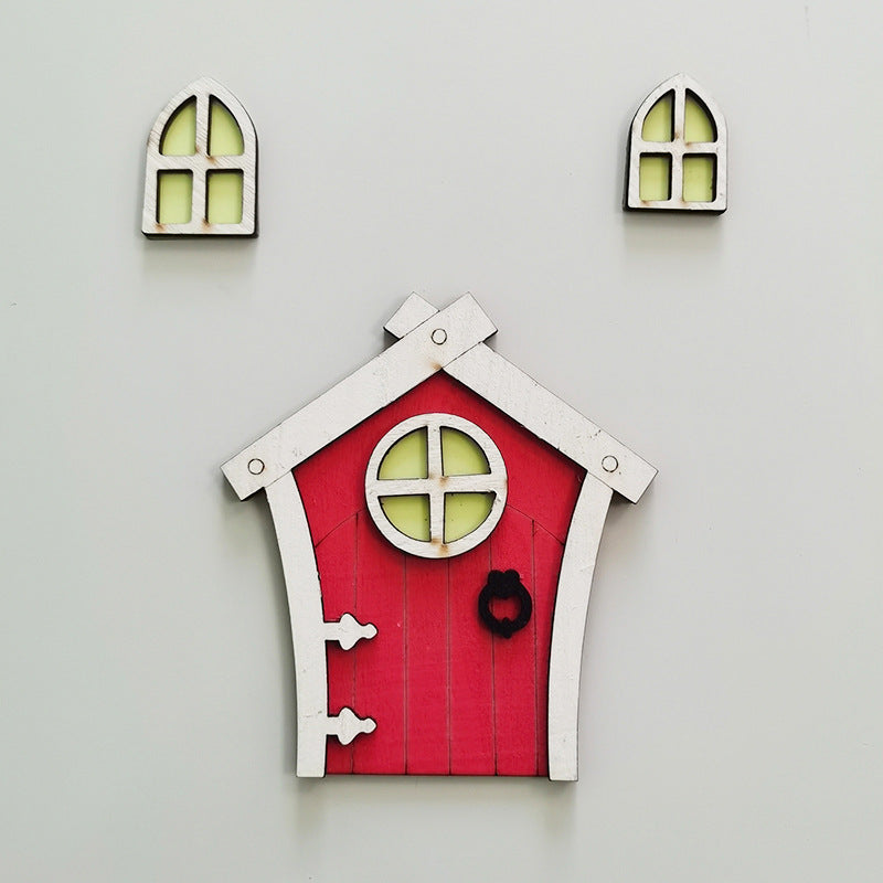 Miniatur-Feentür-Set für Puppenhäuser und Dekoration