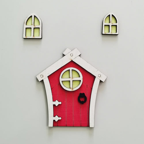 Miniatur-Feentür-Set für Puppenhäuser und Dekoration