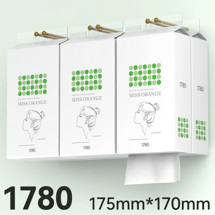 Papiertücher, 480 Blatt, Naturzellstoff