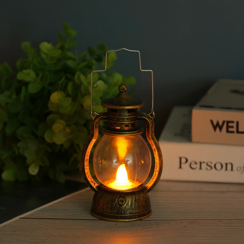 Dekorative LED-Laterne im Retro-Stil