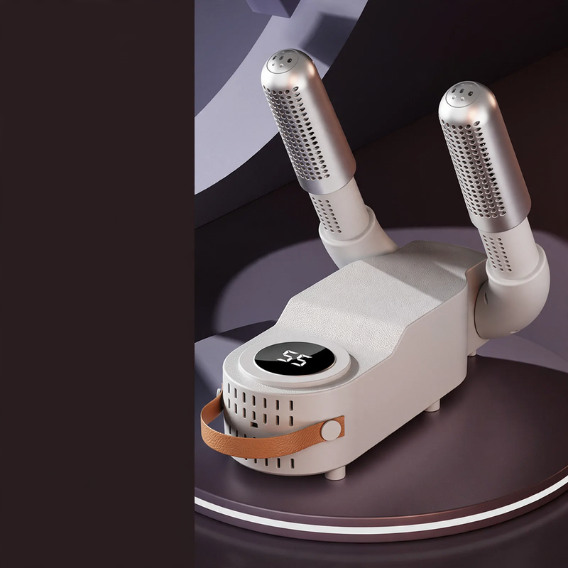 Tragbarer, faltbarer Schuhtrockner mit Timer, Modell 1