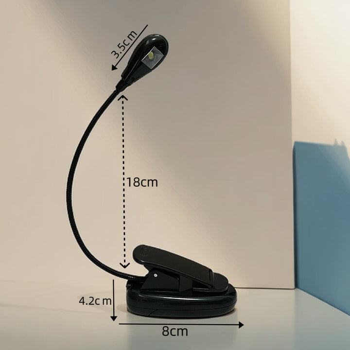 LED-Notenständerleuchte mit Doppelarm für Musiker