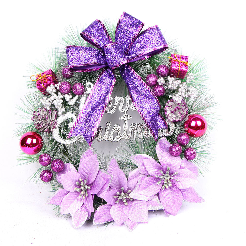 Weihnachtskranz aus Kiefernnadeln, 30 cm, handgefertigt