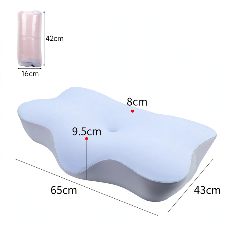 Ergonomisches Nackenstützkissen aus Gedächtnisschaum