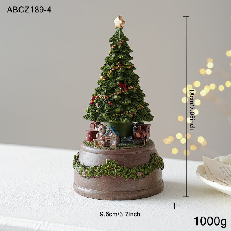 Weihnachts-Spieluhr aus Kunstharz