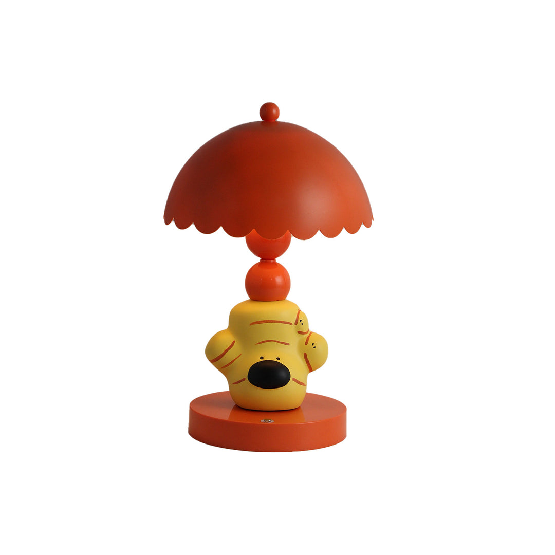 Ingwer-Hund Tischlampe, ABS, orange