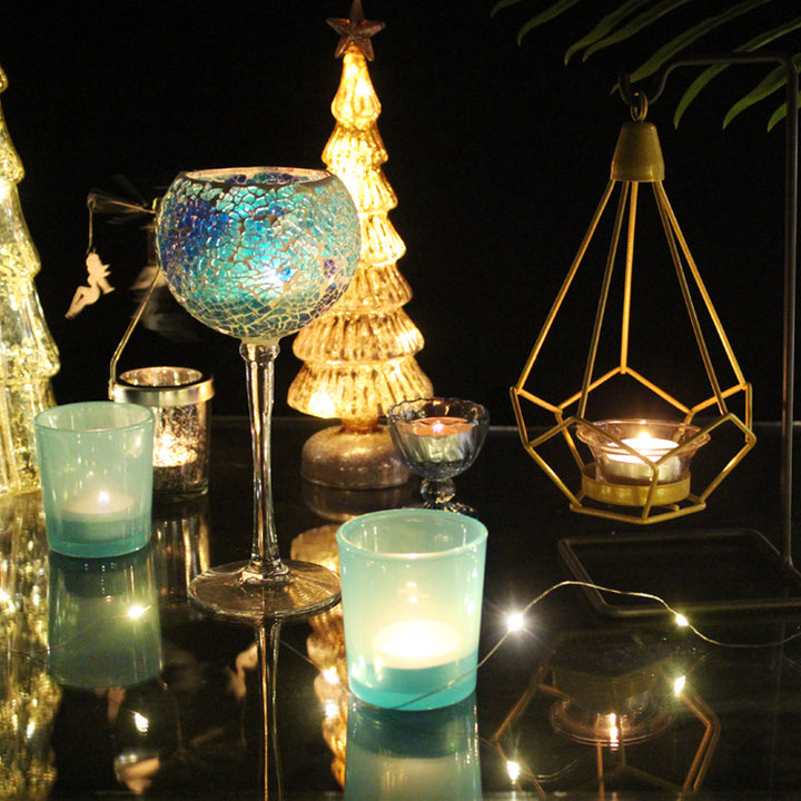 Mosaik-Glas-Kerzenhalter, verschiedene Sets