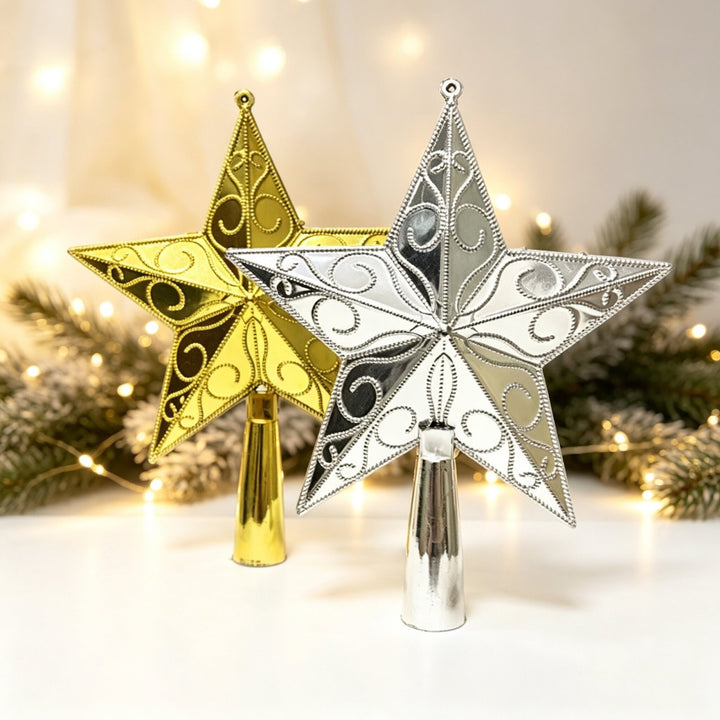 Weihnachtsbaum-Stern aus Kunststoff, verschiedene Größen