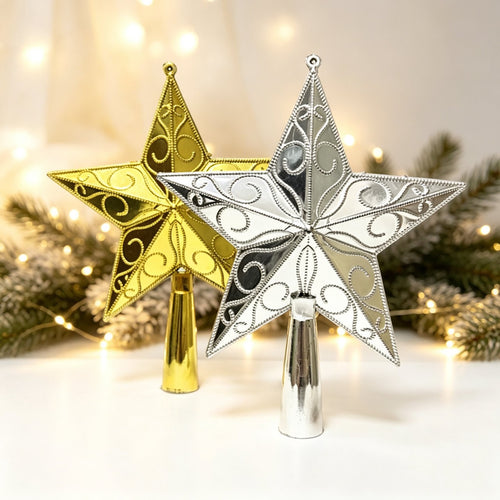 Weihnachtsbaum-Stern aus Kunststoff, verschiedene Größen