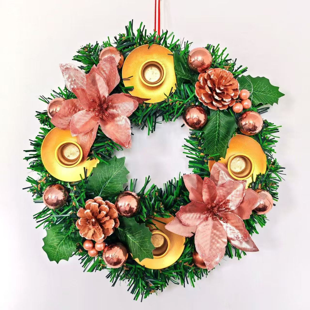 Weihnachtskranz aus PVC, vielseitig einsetzbar