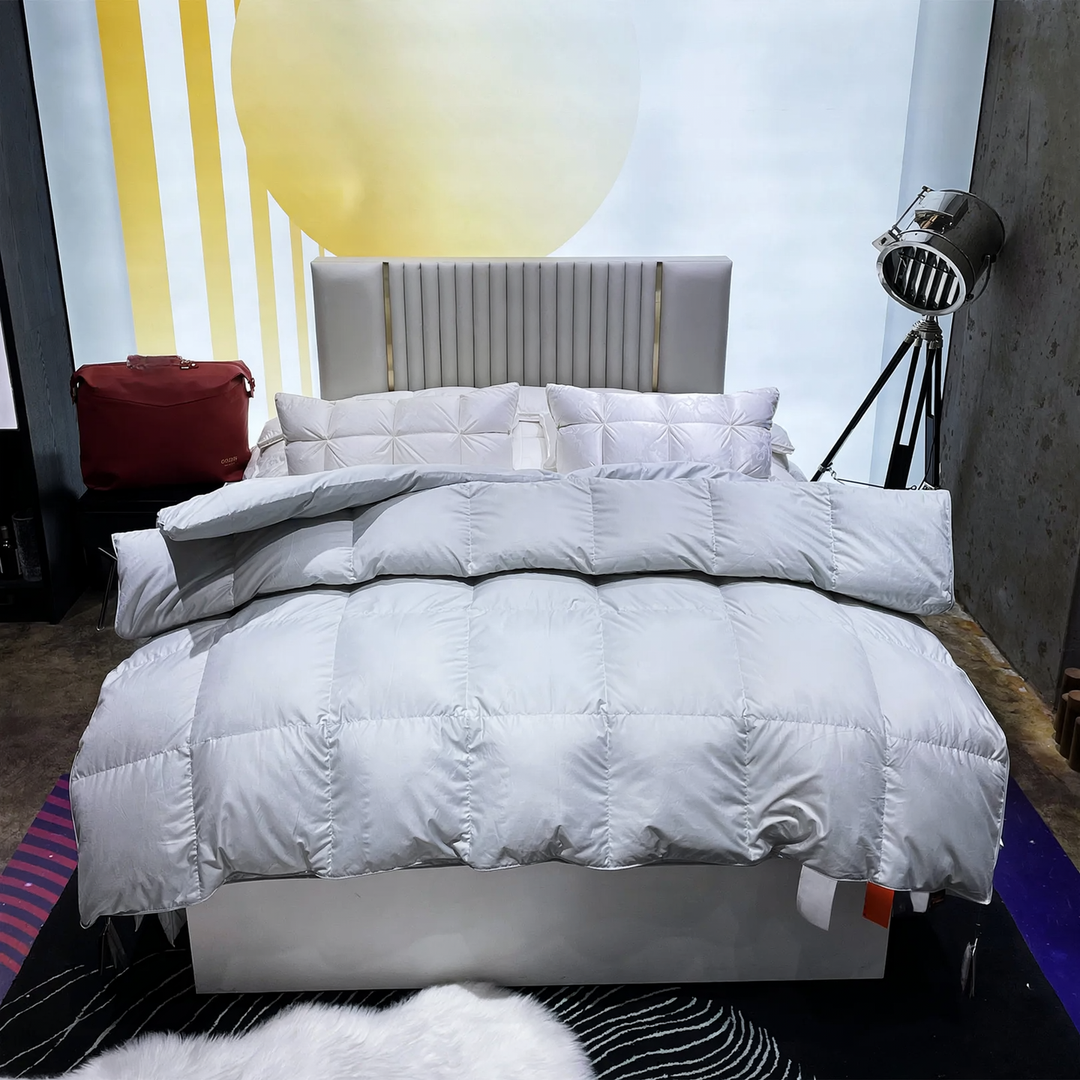 Gänsedaunenbett, Ganzjahresbett, 5–6 kg