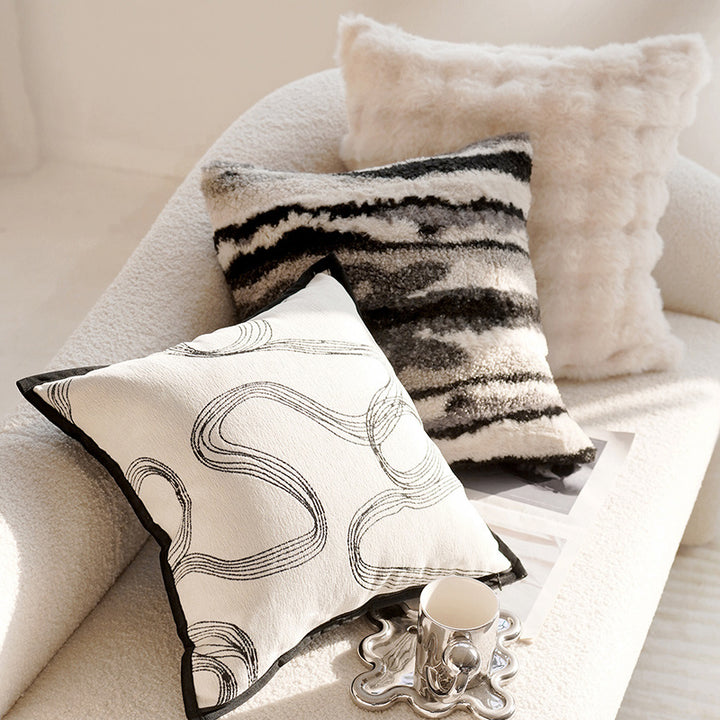 Kissenbezug Neuchinesisch, Leinen, mehrere Designs
