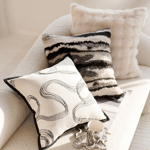 Kissenbezug Neuchinesisch, Leinen, mehrere Designs