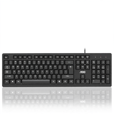 Kabelgebundene Leise-Tastatur für Büro und Spiele