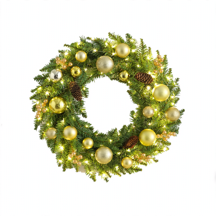 Weihnachtskranz aus PVC, modern und schlicht