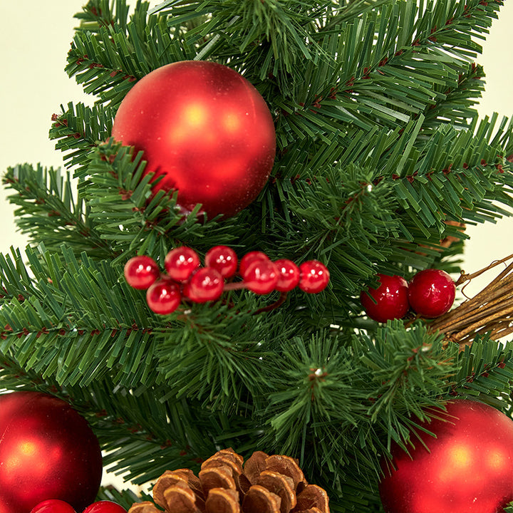 Mini-Weihnachtsbaum mit Tannenzapfen, verschiedene Größen