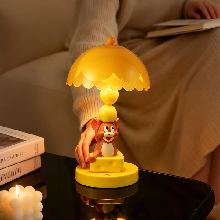 Jerry-Käse-Tischlampe aus ABS