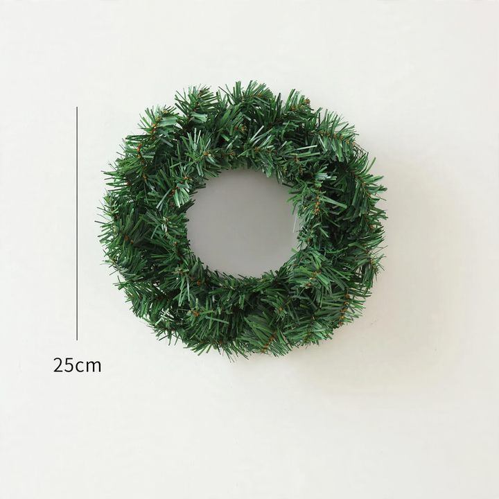 Dekorativer Weihnachtskranz aus PVC, verschiedene Größen