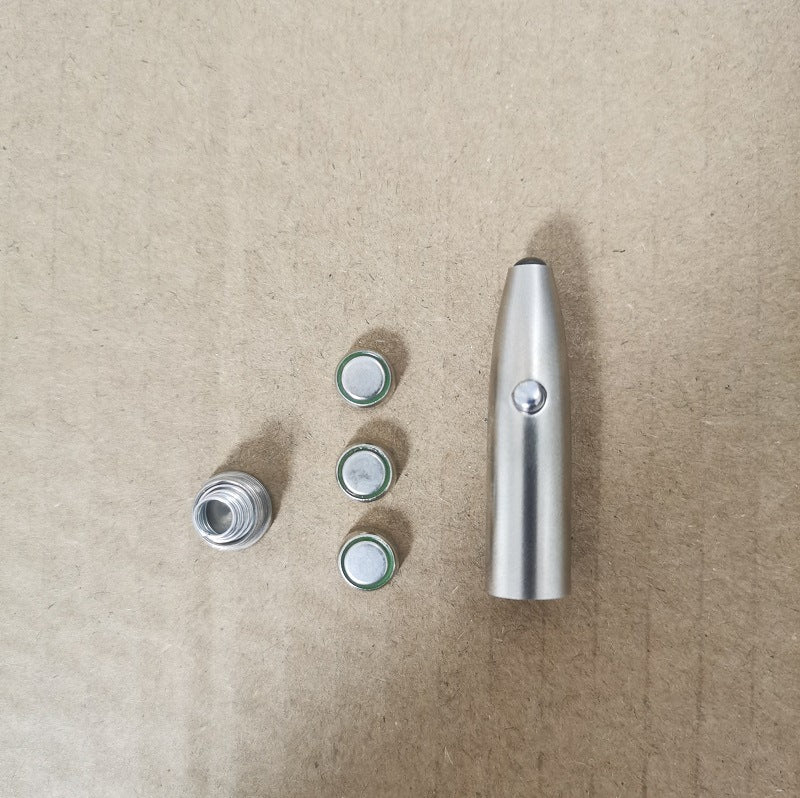 Präzisions-Augenbrauenpinzette aus Edelstahl mit LED-Licht