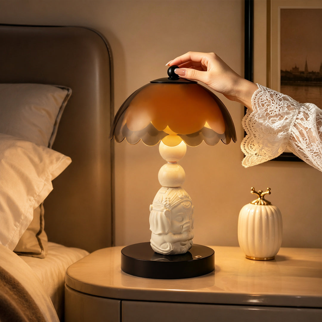 Nachttischlampe mit Elefanten-Motiv, niedlich
