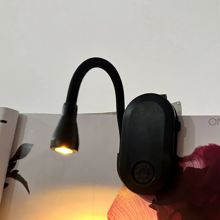 Tragbare LED-Klemmleuchte für Bett und Schreibtisch