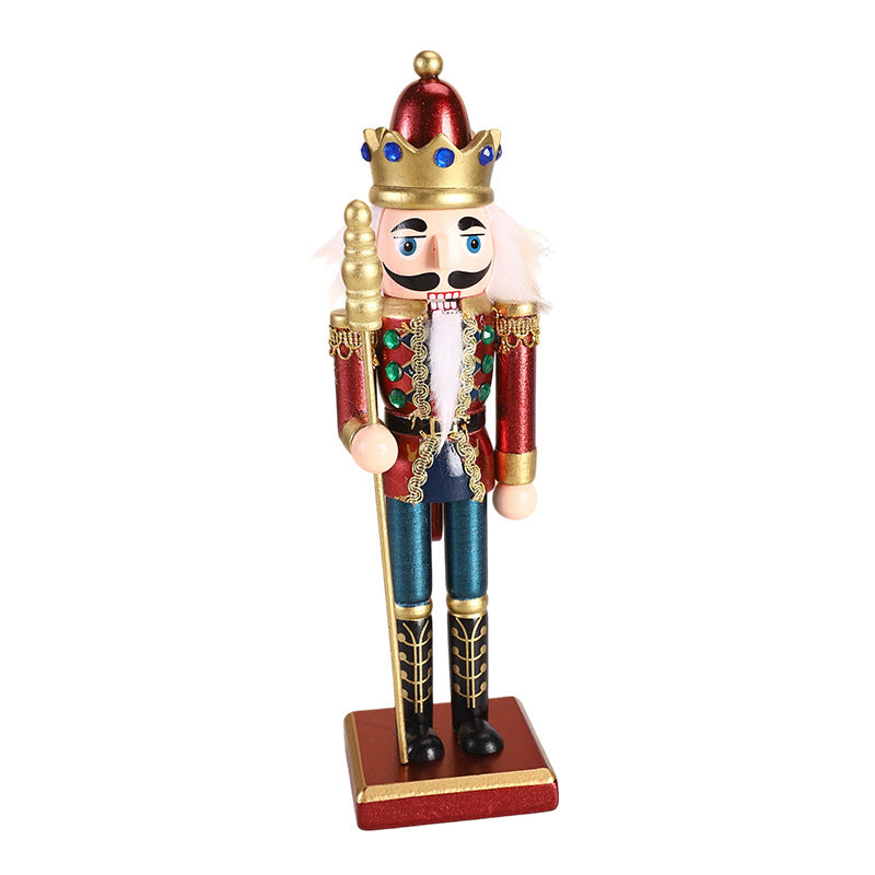 Nussknacker-Figur aus Holz, 25 cm, europäischer Stil