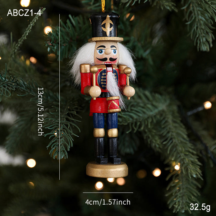 Nussknacker-Anhänger aus Holz, 13 cm