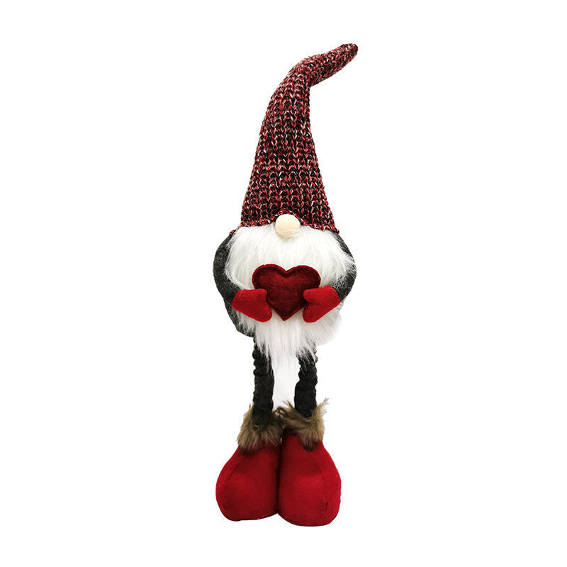 Skandinavische Wichtelfigur, ausziehbar, Stoff