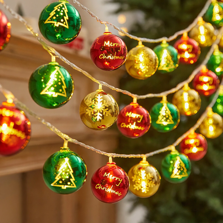 LED-Lichterkette für festliche Weihnachtsdekoration