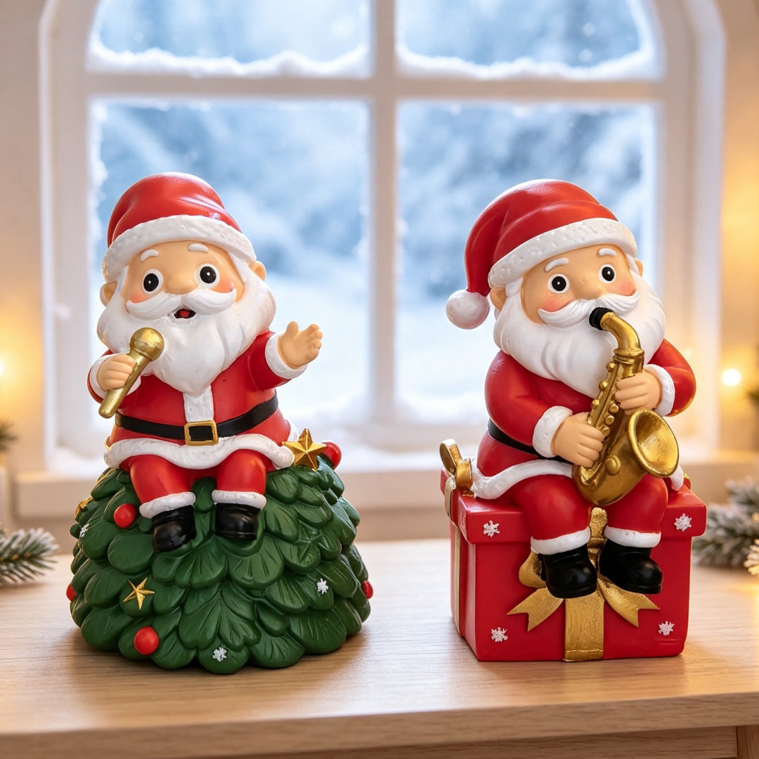 Musikalische Weihnachts-Spielfigur, Weihnachtsmann-Design