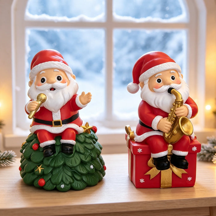 Musikalische Weihnachts-Spielfigur, Weihnachtsmann-Design