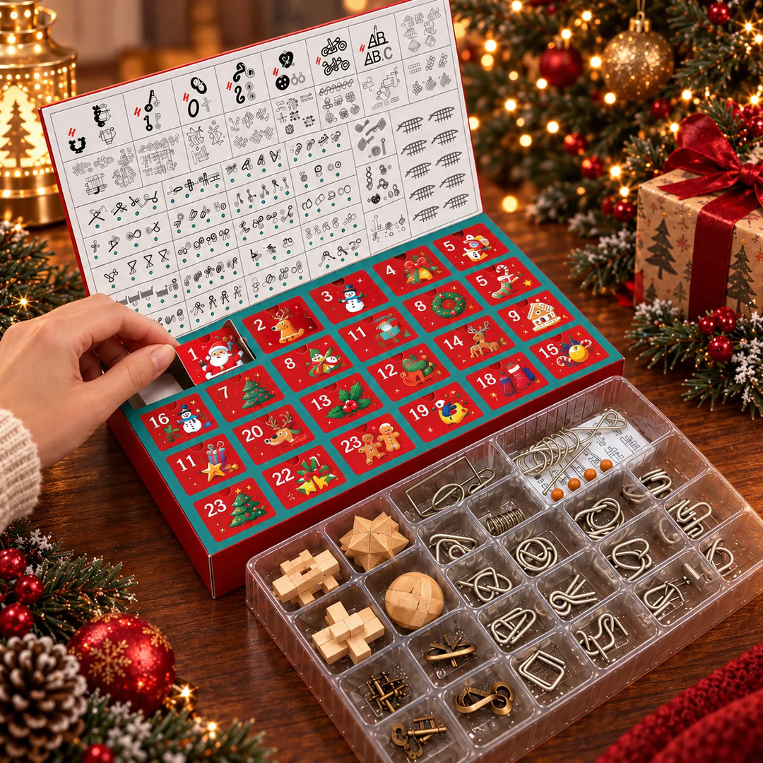 Adventskalender mit 24 Geduldsspielen und Knobelaufgaben
